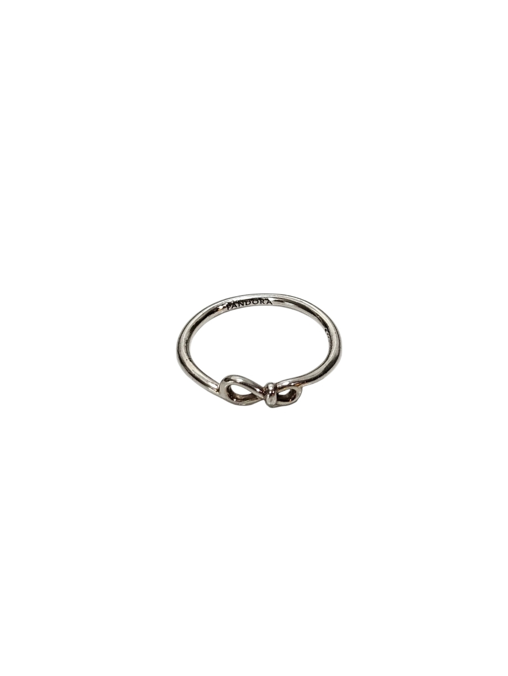 Pandora Infinity Knot Ring Sterling Silver Size 52